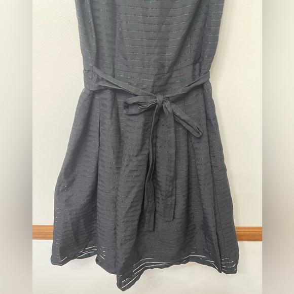 Tommy Hilfiger Black Illusion Strip Fit and Flare Dress - Picture 6 of 10